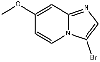 IMidazo[1,2-a]pyridine, 3-broMo-7-Methoxy- Structure