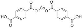 1,4-ベンゼンジカルボン酸/コバルト,(1:x) 化学構造式