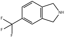 5-三氟甲基异吲哚啉, 342638-03-3, 结构式