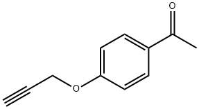 1-[4-(丙-2-炔-1-基氧基)苯基]乙-1-酮 结构式
