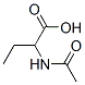 N-ACETYL-DL-2-AMINO-N-BUTYRIC ACID Structure