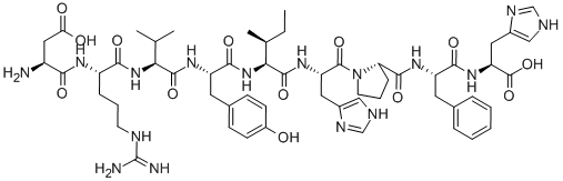 アンギオテンシン(1-9) 化学構造式