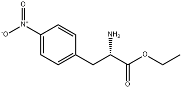 3-(4-硝基苯基)-L-丙氨酸 结构式