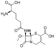 (7S)-7-[[(R)-5-Amino-5-carboxy-1-oxopentyl]amino]-7-methoxy-3-methylcepham-3-ene-4-carboxylic acid|