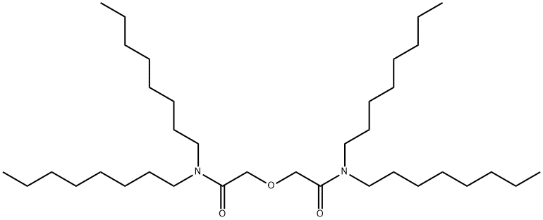 2,2'-氧基二(N,N-二辛基乙酰胺) 结构式