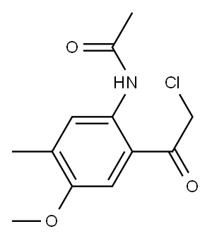 342803-33-2 Acetamide,  N-[2-(chloroacetyl)-4-methoxy-5-methylphenyl]-  (9CI)