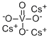 オルトバナジン酸セシウム 化学構造式