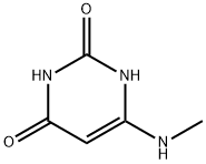 6-METHYLAMINOURACIL 化学構造式