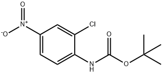 TERT-BUTYL 2-CHLORO-4-NITROPHENYLCARBAMATE Struktur