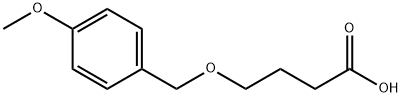 4-[(4-methoxyphenyl)methoxy]butanoic acid Struktur