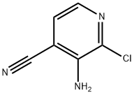 3-aMino-2-chloropyridine-4-carbonitrile Structure