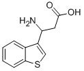 3-AMINO-3-BENZO[B]THIOPHEN-3-YL-PROPIONIC ACID Struktur