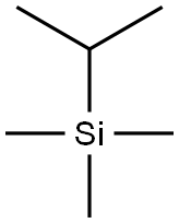 trimethyl-propan-2-yl-silane Struktur