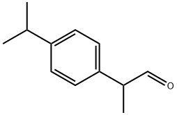 2-(4-イソプロピルフェニル)プロパナール 化学構造式