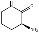 (S)-3-AMINOPIPERIDINE-2-ONE Struktur