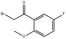 2-BROMO-1-(5-FLUORO-2-METHOXYPHENYL)ETHANONE Struktur