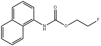 N-(Naphthalen-1-yl)carbamic acid 2-fluoroethyl ester Structure