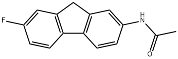 7-fluoro-N-2-acetylaminofluorene Struktur