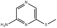 Pyrazinamine, 6-(methylthio)- (9CI) Structure