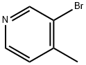 4-甲基-3-溴吡啶,3430-22-6,结构式