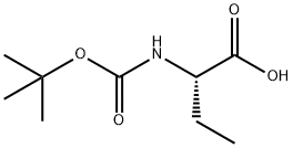 Boc-L-2-氨基丁酸, 34306-42-8, 结构式