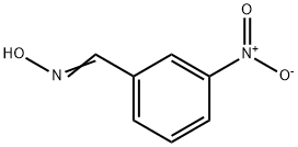 3-ニトロベンズアルデヒドオキシム 化学構造式