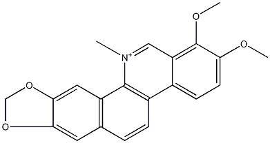 白屈菜红碱 结构式