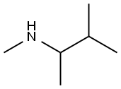 (1,2-ジメチルプロピル)メチルアミン 化学構造式