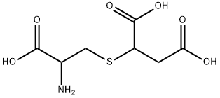 S-(1,2-dicarboxyethyl)cysteine Structure