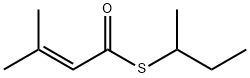 S-2-BUTYL 3-METHYLBUT-2-ENETHIOATE Struktur