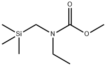 Carbamic  acid,  ethyl[(trimethylsilyl)methyl]-,  methyl  ester  (9CI) 化学構造式