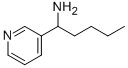 1-(3-ピリジニル)-1-ペンタンアミン 化学構造式