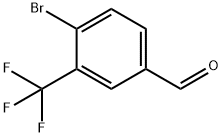 4-ブロモ-3-(トリフルオロメチル)ベンズアルデヒド 化学構造式