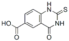 1,2,3,4-テトラヒドロ-4-オキソ-2-チオキソキナゾリン-6-カルボン酸 化学構造式