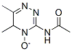 Acetamide,  N-(5,6-dimethyl-4-oxido-1,2,4-triazin-3-yl)- Struktur