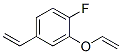 Benzene, 4-ethenyl-2-(ethenyloxy)-1-fluoro- (9CI) Struktur