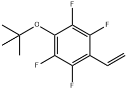 4-(TERT-BUTOXY)-2,3,5,6-TETRAFLUOROSTYRENE,343305-41-9,结构式