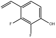 Phenol, 4-ethenyl-2,3-difluoro- (9CI) Struktur