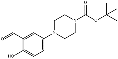 4-(3-FORMYL-4-HYDROXYPHENYL)PIPERAZINE-1-CARBOXYLIC ACID TERT-BUTYL ESTER|4-(3-甲酰基-4-羟基苯基)哌嗪-1-羧酸叔丁酯