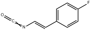 Benzene, 1-fluoro-4-[(1E)-2-isocyanatoethenyl]- (9CI) 化学構造式