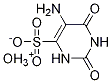 oxonium 5-amino-2,6-dioxo-1,2,3,6-tetrahydropyrimidine-4-sulfonate Structure