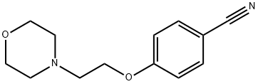 4-(2-MORPHOLIN-4-YLETHOXY)BENZONITRILE Struktur