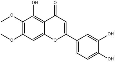 6,7-DIMETHOXY-3',4',5-TRIHYDROXYFLAVONE Struktur