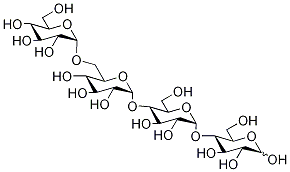 4-O-[4-O-(6-O-A-D-葡糖基吡喃葡糖)-A-D-吡喃葡萄糖基]-D-葡萄糖, 34336-93-1, 结构式