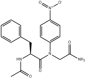 AC-PHE-GLY-PNA, 34336-99-7, 结构式