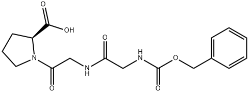 Z-GLY-GLY-PRO-OH Structure