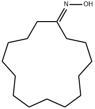 环十五烷酮肟, 34341-05-4, 结构式