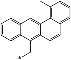 Benz(a)anthracene, 7-bromomethyl-1-methyl- Structure