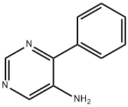 5-Amino-4-phenylpyrimidine Struktur