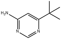 4-アミノ-6-TERT-ブチルピリミジン 化学構造式